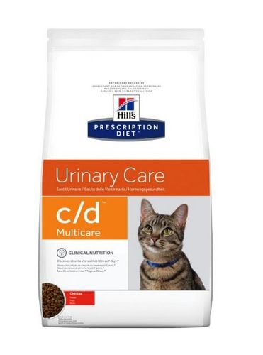 Hill's Prescription Diet c/d Multicare מזון יבש לחתולים בוגרים עוף 3 ק