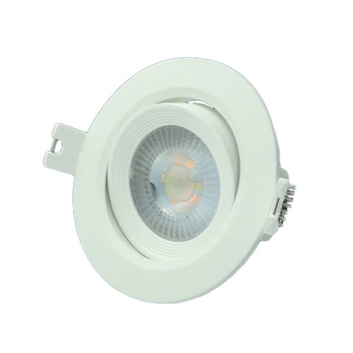 שקוע לד עגול NAPOLI מתכוונן LEDON 9cm CCT 8W COB (מסגרת לבנה)