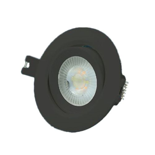 שקוע לד עגול NAPOLI מתכוונן LEDON 9cm CCT 8W COB (מסגרת שחורה)