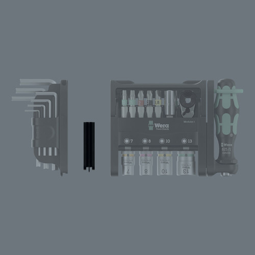 מחבר קשיח 9549 למערכת הכלים המודולרית Tool-Check Modular.