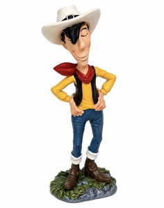 פסל לאקי לוק דקורטיבי |  14cm Lucky Luke Decorative Figure