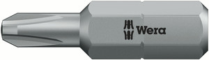 ביט פיליפס קשיח עם קנה מוקטן RZ 851/1 במידה PH 2 ואורך 25 מ"מ מבית Wera.
