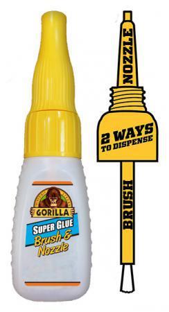 דבק סופר גלו ליישום בשתי דרכים- Gorilla Super Glue 