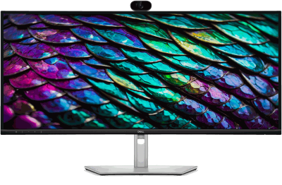 מסך מחשב קעור לשיחות וידאו Dell Professional P3425TV 34" IPS WQHD Ultra-Wide Speakers