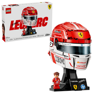 לגו Editions Vehicles – הקסדה של שארל לקלר מקבוצת המרוצים Scuderia Ferrari HP (43014) LEGO