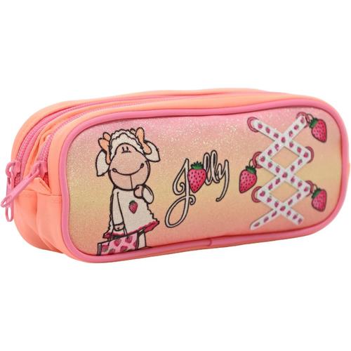 ילקוט NICI אורטופדי+קלמר: דגם תותים