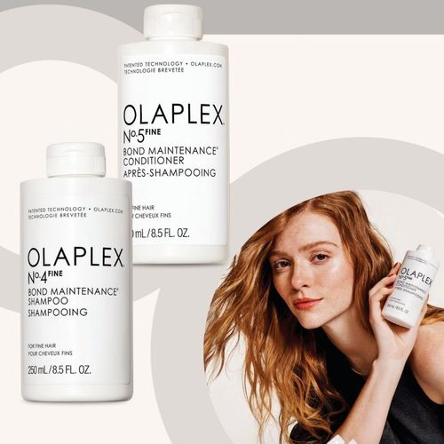 שמפו + מרכך משקם לשיער דק  OLAPLEX NO.5 + NO.4 אולפלקס 250 מ