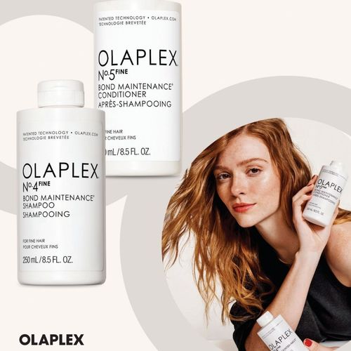 שמפו + מרכך משקם לשיער דק  OLAPLEX NO.5 + NO.4 אולפלקס 250 מ