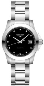 Longines L33774576 Conquest 34MM נשים יהלומים לונג