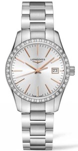 Longines L23860726 Conquest Classic 34MM נשים 36 יהלומים לונג