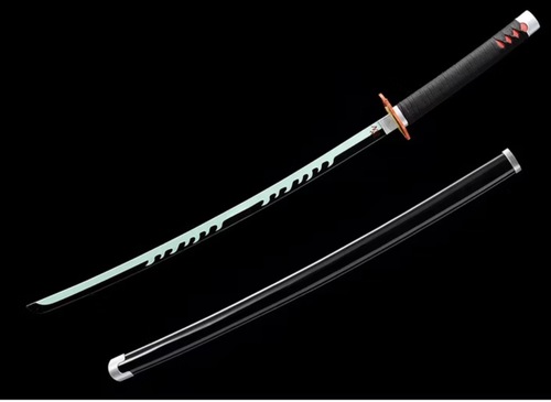 חרב קטאנה בהשראת Demon Slayer – Rengoku Kyojuro | Demon Slayer Rengoku Kyojuro Inspired K