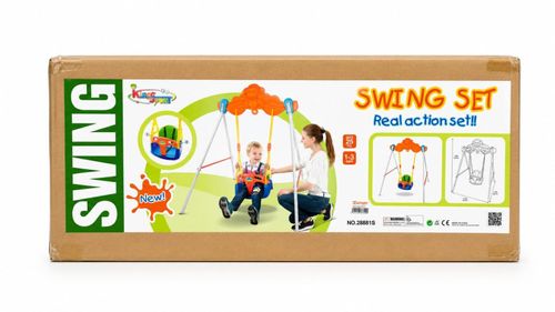 אריזת Swing Set נדנדה לפעוטות עם מעמד עד 25 קג