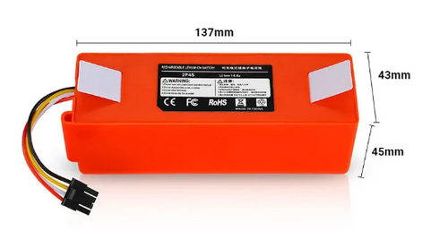 סוללה תואמת לשואב אבק שיאומי 6800MAH Xiaomi Robot Roborock S50 S51 S55 