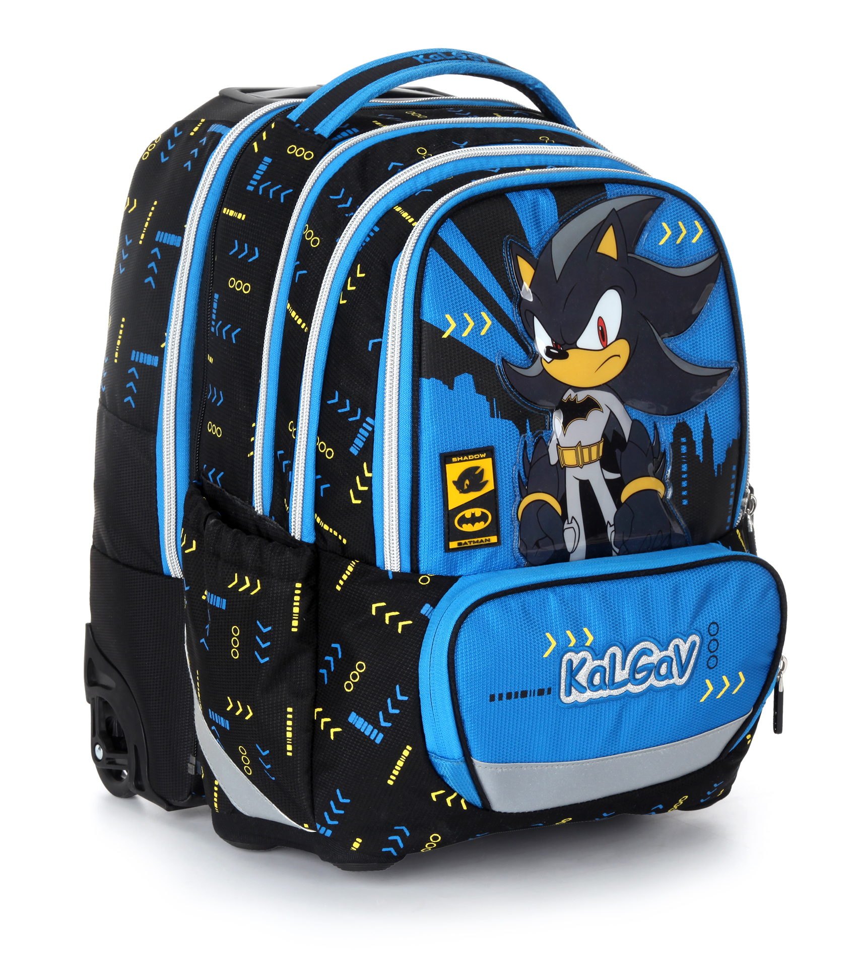 תיק קל גב ITROLLY סוניק שחור כחול