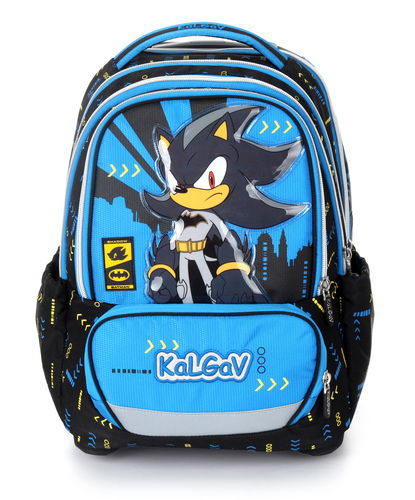תיק קל גב ITROLLY סוניק שחור כחול