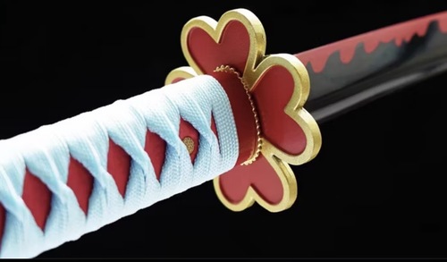 קטאנה בהשראת Demon Slayer – חרב מיצורי קאנג’רוג’י | Demon Slayer Mitsuri Kanroji Inspired Katana
