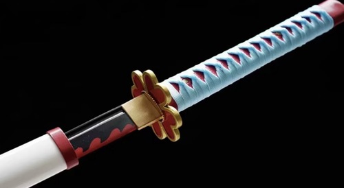 קטאנה בהשראת Demon Slayer – חרב מיצורי קאנג’רוג’י | Demon Slayer Mitsuri Kanroji Inspired Katana