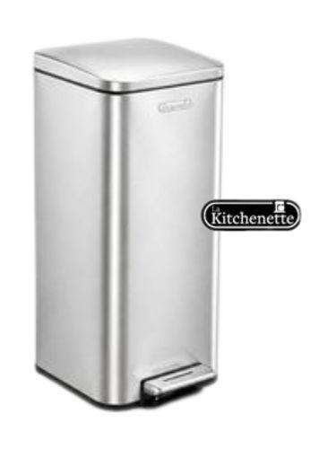 פח דוושה מעוצב מבית La Kitchenette – שילוב מושלם של סטייל ונוחות צבע כסף