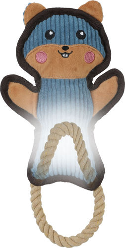 זולוקס בובת אוגר כחול פרוותי לכלבים  BUDDY PLUSH TOY HAMSTER BLUE
