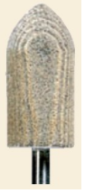 אבן גומי קונית להשחזה 10X20 6 דגם Noga TX