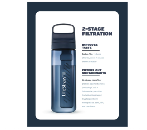 בקבוק מטהר/מסנן המים LifeStraw נפח 1000 מ