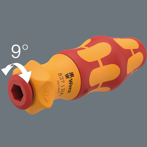 סט מברגים ובוקסות מתחלפים VDE מבודד עם 25 חלקים.