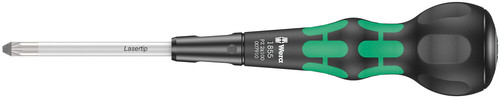 מברג פוזידרייב עם ידית כדור (Ball-Grip) במידה PZ 2 ואורך להב 100 מ