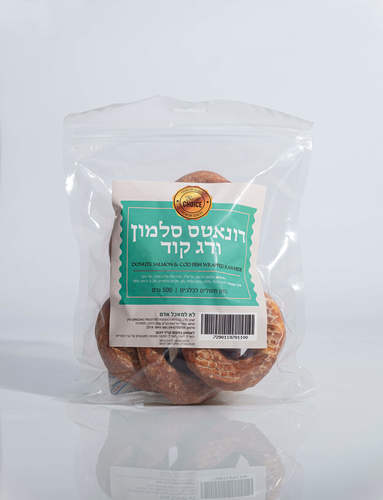 אריזת חיסכון דונאטס סלמון ודג קוד 500 גרם