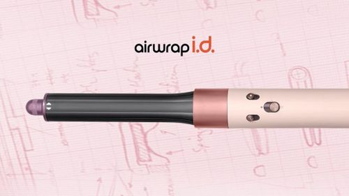 ‏מעצב שיער Dyson Airwrap i.d HS08 Straight+‎Wavy דייסון - צבע פינק גולד