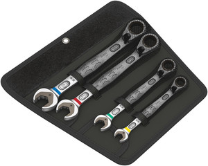 סט מפתחות פתוח רינג ראצ'ט Joker Switch 6001 עם 4 חלקים.