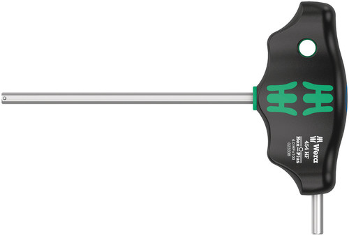 מברג אלן ידית T עם פרופיל Hex-Plus ופונקציית HF במידה 4 מ