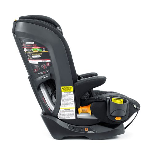 כסא בטיחות משולב בוסטר מיי פיט אייר MyFit Air בד ClearTex מווסט טמפרטורה והסרת ריפודים מהירה לכביסה - שחור Nova