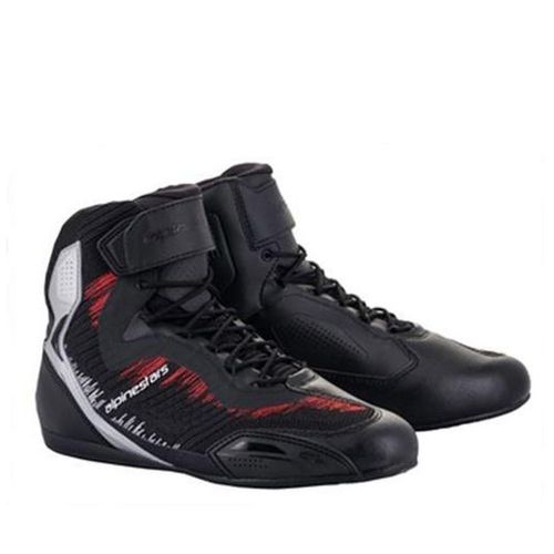 נעלי רכיבה Alpinestars FASTER 3 RIDEKNIT שחור/כסף/אדום