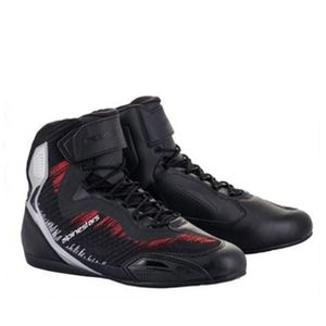 נעלי רכיבה Alpinestars FASTER 3 RIDEKNIT שחור/כסף/אדום