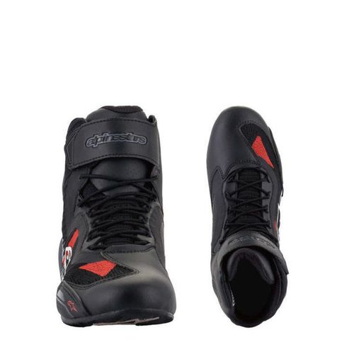 נעלי רכיבה Alpinestars FASTER 3 RIDEKNIT שחור/כסף/אדום
