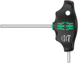 מברג אלן ידית T עם פרופיל Hex-Plus ו-HF במידה 5 מ"מ ואורך להב 100 מ"מ.