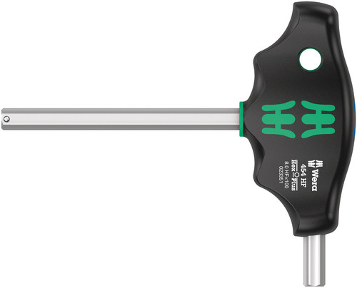 מברג אלן ידית T עם פרופיל Hex-Plus ופונקציית HF במידה 6 מ