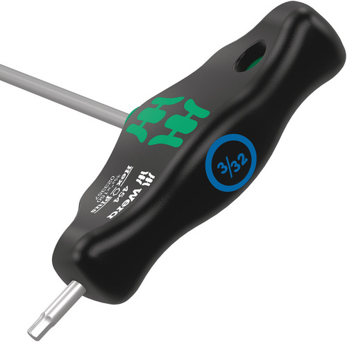 מברג אלן ידית T עם פרופיל Hex-Plus במידה 7/64