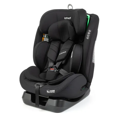 כסא בטיחות המתאים מלידה והופך לבוסטר Embrace - שחור Black