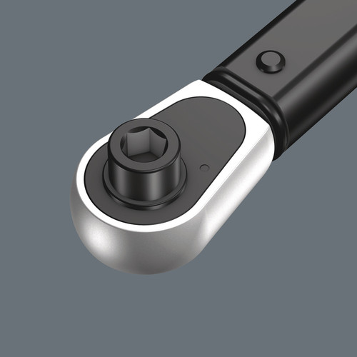 ידית מומנט ראצ'ט Click-Torque A 6 עם חיבור משושה 1/4 לעבודה בטווח 2.5-25 Nm.