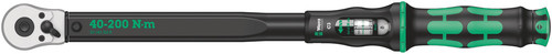 מפתח מומנט ראצ'ט Click-Torque C 3 בחיבור 1/2 מרובע עם טווח מדידה 40-200 Nm.