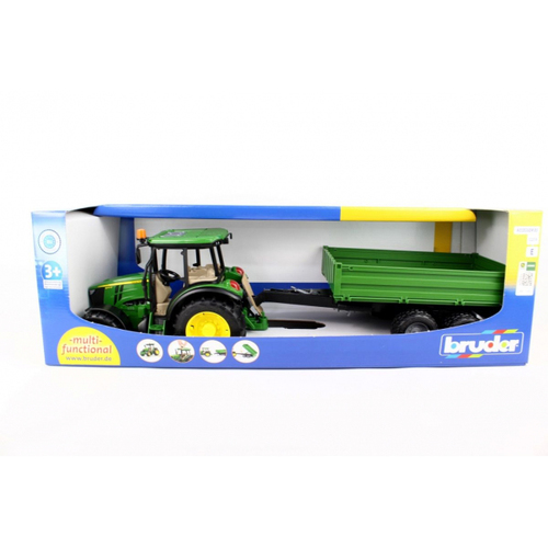 טרקטור ג'ון דיר עם עגלה 5115M