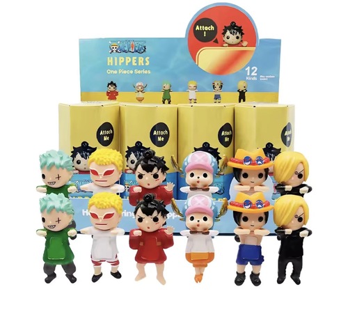 פיגורת One Piece Hippers נדבקת לטלפון | One Piece Hippers Phone Hugger Blind Box