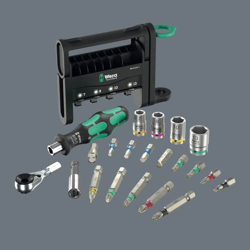 סט כלים מודולרי Tool-Check Modular עם 50 חלקים.