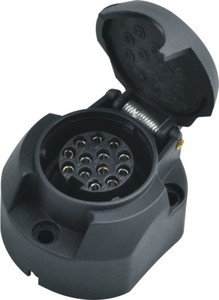  שקע 13 12V פינים פלסטיק