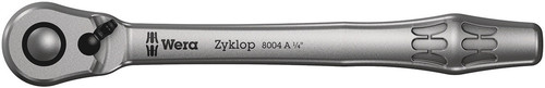 סט בוקסות ראצ'ט מתכת Zyklop 1/4 עם 13 חלקים.