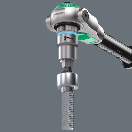 סט ביט בוקסות TORX בחיבור 1/4 הכולל 9 חלקים על גבי חגורת טקסטיל.