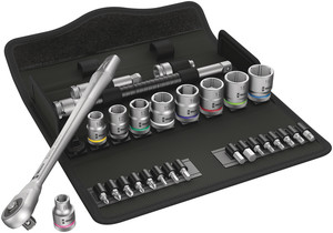 סט ראצ'ט ובוקסות Zyklop Metal 3/8 עם 29 חלקים.