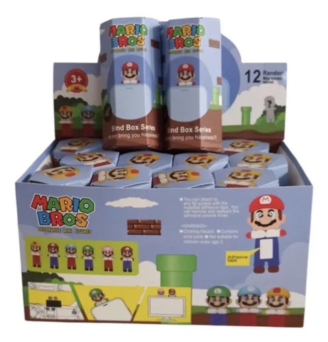 פיגורת Mario Bros נדבקת לטלפון | Mario Bros Phone Hugger Blind Box