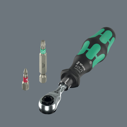 סט בוקסות וביטים Tool-Check Modular 1 בחיבור 1/4 הכולל 21 חלקים במארז קומפקטי ומאורגן.